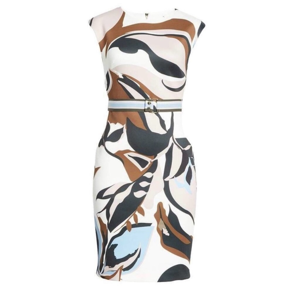 NEW Ted Baker Liziiey Masquerade Print Dress Size 0 NWT